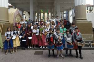 Banda de OME en la Feria Medieval de Ordizia